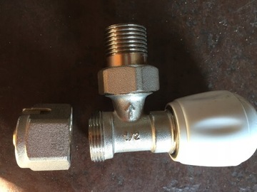 ПРЯМОЙ РАДИАТОРНЫЙ КЛАПАН EMETTI 1/2 ДЮЙМА, ОБРАТНЫЙ