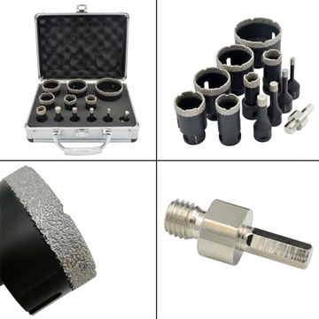 НАБОР КОРОНОЧНЫХ ПИЛОВ, АЛМАЗНЫЕ СВЕРЛА СВЕРЛО ДЛЯ КАМНЯ STONE 6-68