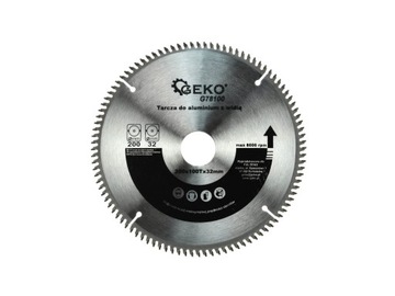 TARCZA PIŁA WIDIOWA DO CIĘCIA ALUMINIUM 200mm 100Z