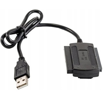 УНИВЕРСАЛЬНЫЙ USB-АДАПТЕР ДЛЯ IDE 3,5-дюймовых 2,5-дюймовых дисков SATA ATA, БЛОК ПИТАНИЯ 2,5 А