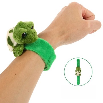 БРАСЛЕТ С ПЛЮШЕВЫМИ ЖИВОТНЫМИ ПЛЮШОВАЯ повязка на голову с ремешком-черепахой браслет НАШУШНОЕ АНИМ