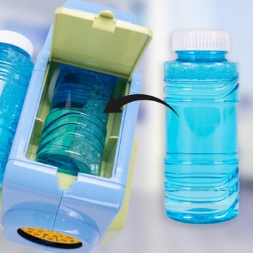 МАШИНА ДЛЯ МЫЛЬНЫХ ПУЗЫРЕЙ ДЛЯ ДЕТЕЙ, 2 ЖИДКОСТНЫХ ПУЗЫРЬКА