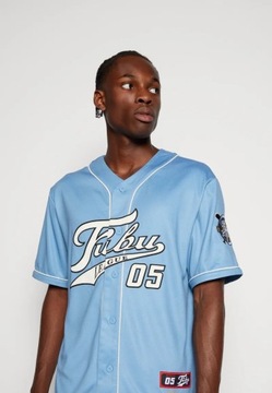 FUBU T-SHIRT MĘSKI VARSITY BASEBALL JERSEY L