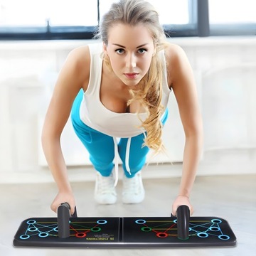 ДОСКА ДЛЯ ПУШ-АП + РУЧКИ ДЛЯ ПУШ-АП 13 В 1