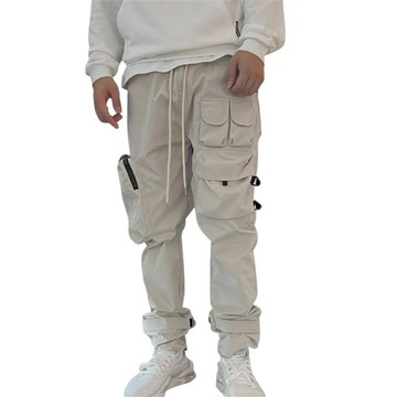 Joggers Cargo Pants for Men Casual Hip Hop Hit Col