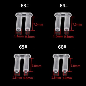Пластиковая крышка с пряжкой для очков без оправы
