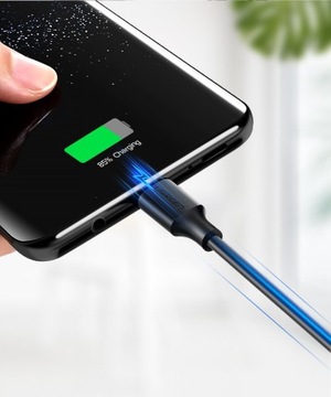 КАБЕЛЬ UGREEN STRONG USB TO USB-C БЫСТРАЯ ЗАРЯДКА QC 3.0 2A 5V 1 M