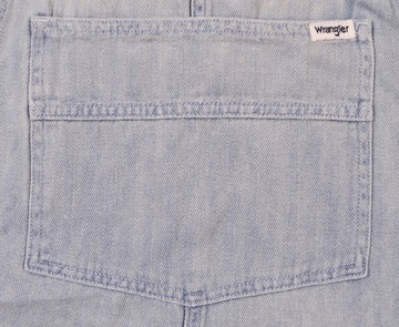 WRANGLER spodenki BLUE jeans BIB SHORT _ S