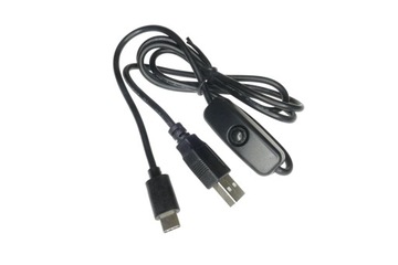 КАБЕЛЬ USB – MICRO USB C С МАЛИНОВЫМ ПЕРЕКЛЮЧАТЕЛЕМ