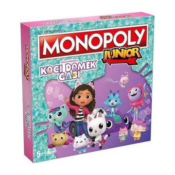 GRA PLANSZOWA MONOPOLY JUNIOR KOCI DOMEK GABI