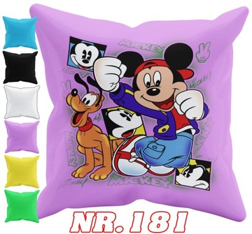 POSZEWKA NA PODUSZKĘ JAŚKA DO PRZEDSZKOLA MYSZKA MICKEY + IMIĘ GRATIS
