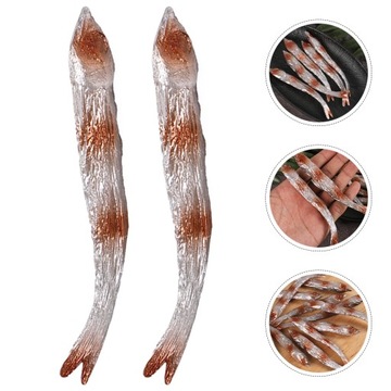 4шт искусственная грязевая рыба реалистичная модель еды