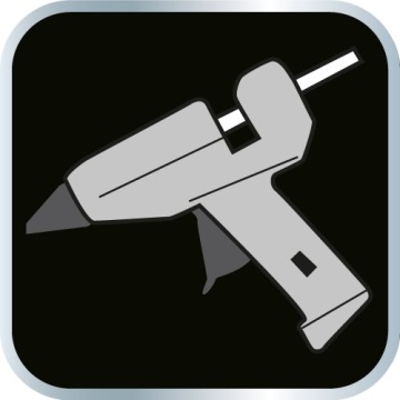 Термоклеевые стержни 11 мм, прозрачные, 12 шт.