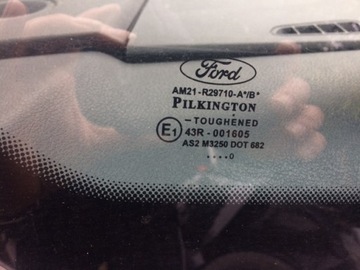 FORD S-MAX FACELIFT SKLO (OKNO) KAROSERIE PRAVÁ CHRÓM 10 R