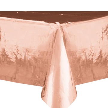 Obrus foliowy rose gold 137x274cm