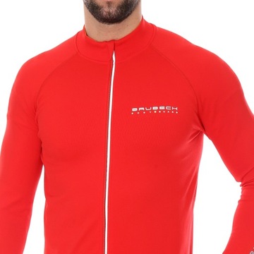 Толстовка с длинными рукавами Brubeck Athletic красная XL
