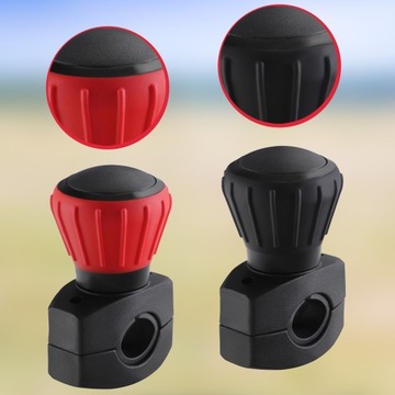 GAŁKA NA KIEROWNICĘ ŁOŻYSKOWANA CZARNA PCV DO TRAKTORA CIĄGNIKA MASZYN 9 cm