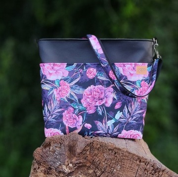 Torba do wózka organizer pojemna z zaczepami eko