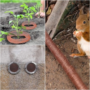 МЕДНАЯ ЛЕНТА ПРОТИВ УЛИТКИ 6М, ЗАБОР С МЕДНОЙ СЕТКОЙ