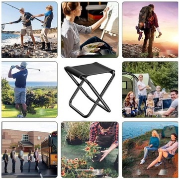 СКЛАДНОЙ ПОХОДНЫЙ СТУЛ, ЛЕГКИЙ, МАЛЕНЬКИЙ, ПОРТАТИВНЫЙ, С СУМКОЙ ДЛЯ ТРАНСПОРТИРОВКИ
