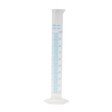 1 Pc wysokiej jakości plastik Cylinder pomiarowy T