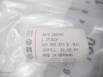 РАМКА ПРАВАЯ, VW GOLF III КАБРИОЛЕТ 1H3853374B