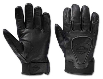 RĘKAWICE MĘSKIE HARLEY DAVIDSON SKÓRZANE OVATION CZARNE XL