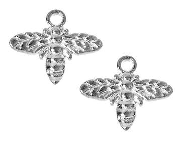 ZAWIESZKI CHARMS PSZCZOŁY 40szt 16mm PSZCZÓŁKI ZAWIESZKA WISIOREK PSZCZOŁA