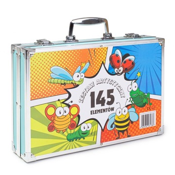 БОЛЬШОЙ НАБОР ХУДОЖЕСТВЕННЫХ РАСКРАСОК ДЛЯ ДЕТСКОГО ЧЕМОДАНА