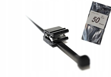 50 x KLIPS UCHWYT DO KABLI SOLARNYCH FOTOWOLTAIKA