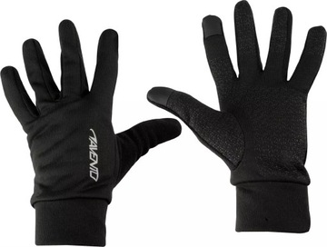 Rękawiczki zimowe termoaktywne rowerowe do biegania dotykowe AVENTO L/XL