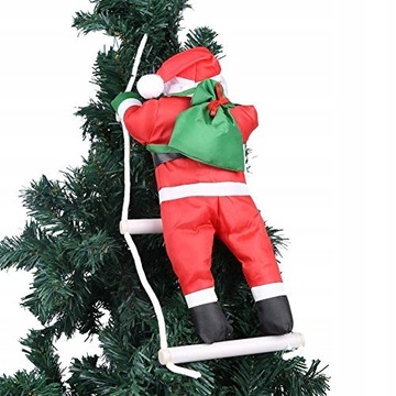 Zawieszka MIKOŁAJ wchodzący po drabinie 40 cm