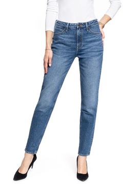 LEE spodnie jeans MOM STRAIGHT _ W28 L33