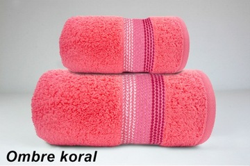 ПОЛОТЕНЦЕ OMBRE GRENO 50x90 ТОЛСТАЯ ХЛОПКОВАЯ МАХРОВАЯ