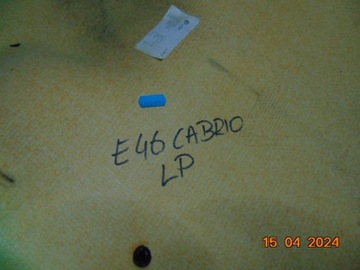 BMW 3 E46 КАБРИОЛЕТ СПИНКА СПИНКИ ЧЕХОЛ СИДЕНЬЯ ВОДИТЕЛЯ ЛЕВЫЙ ЧЕРНЫЙ