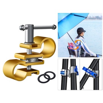 Подставка для рыболовного зонта с фиксированным поворотным зажимом