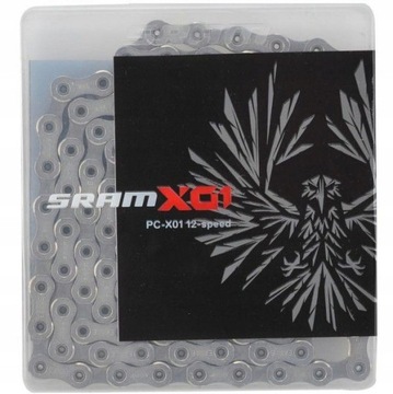 Łańcuch SRAM PC X01 Eagle + spinka BOX GX NX 12rz