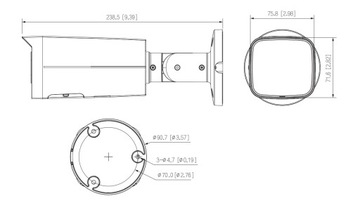 IP-камера Dahua IPC-HFW2541T-ZAS-27135, 5 Мп, мотозум WizSense Starlight