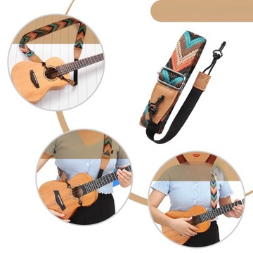 PASEK NA AKCESORIA DO PREZENTÓW UKULELE LOVER BEZ WIERCENIA