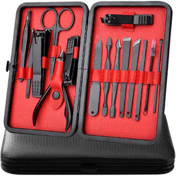 Zestaw do Manicure i Pedicure z 16el Etui