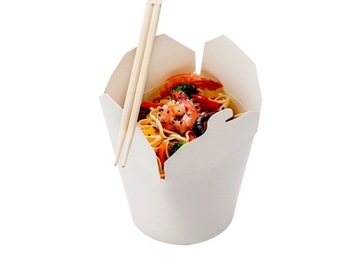 Kebab BOX biały 750ml 50 szt.