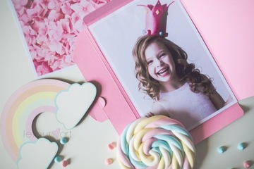 Etui róż RÓŻOWY APARACIK na zdjęcia 15x23 15x21 Opakowanie koperta Pudełko