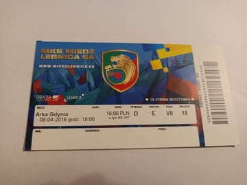 MIEDŹ LEGNICA - ARKA GDYNIA 08-04-2016
