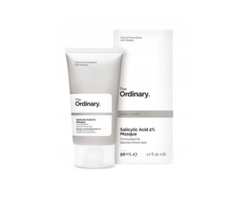 The Ordinary Salicylic Acid 2% maska glinka węgiel