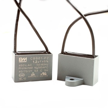 ПУСКОВОЙ КОНДЕНСАТОР для двигателя 1,2 мкФ 450 В CBB61