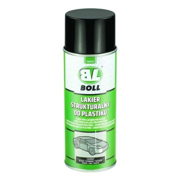 Lakier strukturalny do plastiku 400 ml czarny BOLL