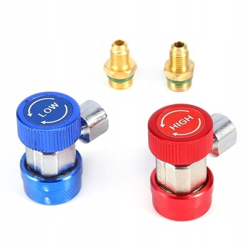 ZŁĄCZA KLIMATYZACJI R1234 ADAPTERY R134A