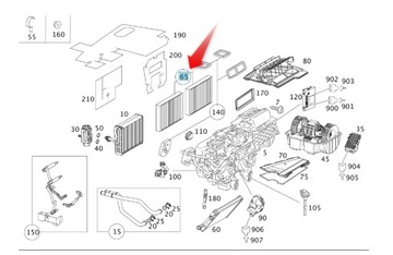 FILTR KABINA UHLÍKOVÝ MERCEDES S W221