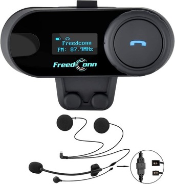 Domofon FreedConn T-Com SC czarny Bluetooth Radio FM