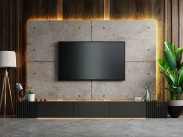 KLUŚ MICRO-PLUS алюминиевый светодиодный профиль анодированный черный 3м